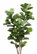 Fiddle Leaf Tree in Plastic Pot, Green - 90.5"