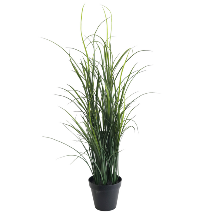 Tall Grass in Pot, Green - 36" (UV Protected)