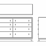 Blanc 8-Drawer Dresser