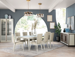 Blanc Upholstered Back Side Chair