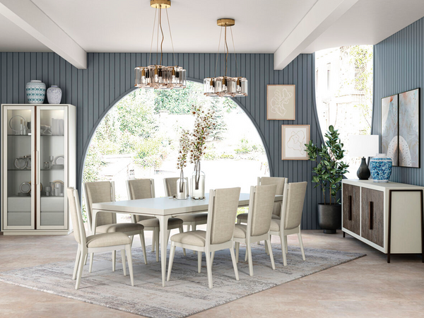 Blanc Upholstered Back Side Chair