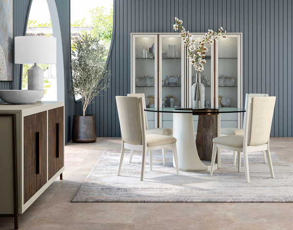 Blanc Upholstered Back Side Chair