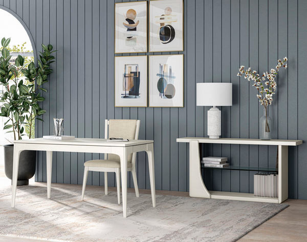 Blanc Upholstered Back Side Chair