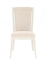 Blanc Upholstered Back Side Chair