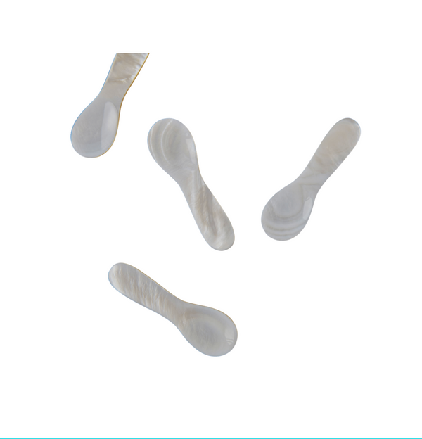 Seashell Spoons, Set of 4 in 3 Sizes