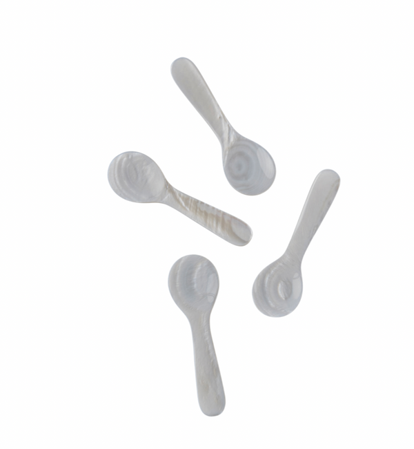 Seashell Spoons, Set of 4 in 3 Sizes