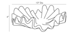 Flora Centerpiece, 13"Dia x 4"H
