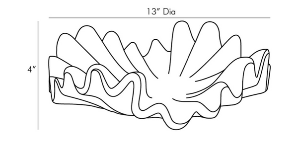Flora Centerpiece, 13"Dia x 4"H