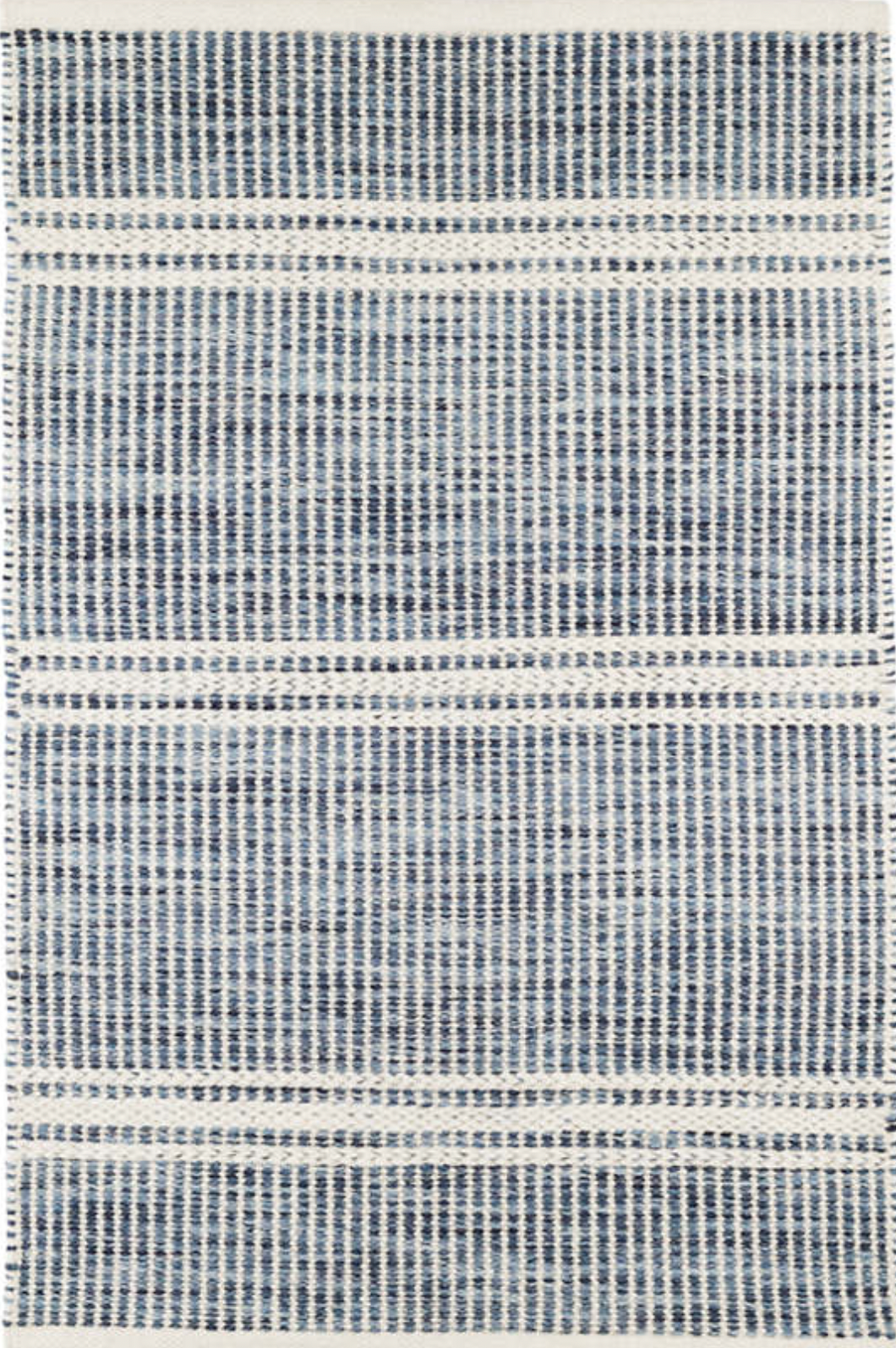 Malta Woven Wool Rug, Blue