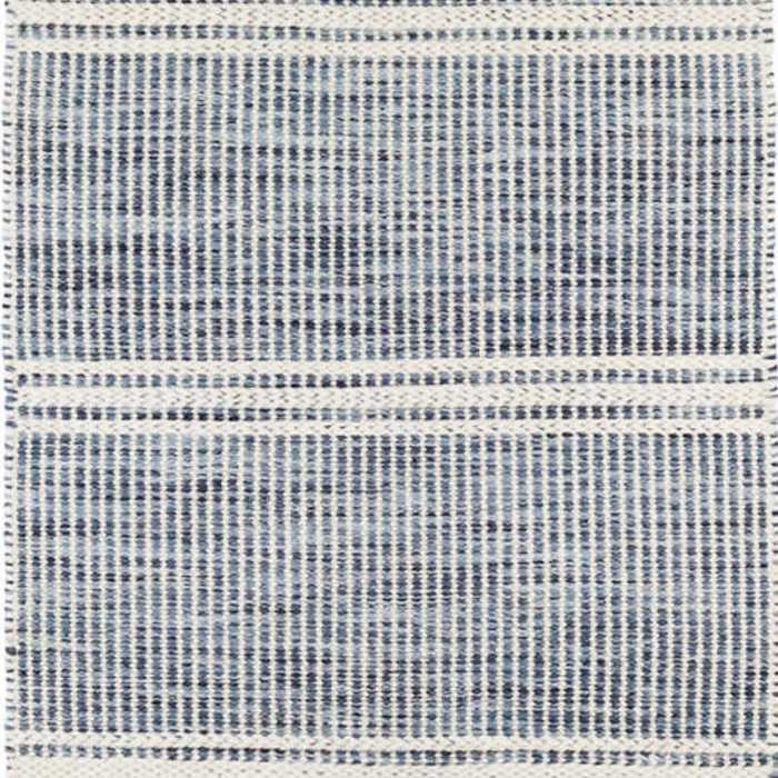 Malta Woven Wool Rug, Blue
