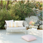 Greylock Indoor / Outdoor Decorative Pillow - Soft Pink, 22" x 22"