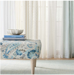 Lush Linen Curtain Panel - White