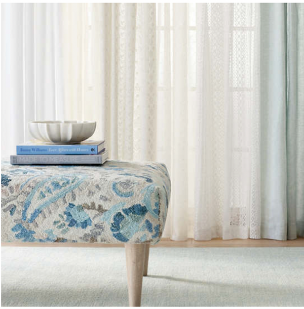 Lush Linen Curtain Panel - White