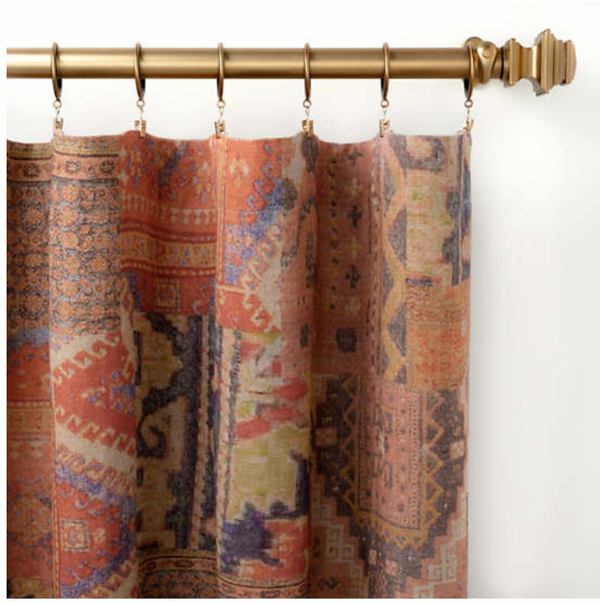 Stockbridge Curtain Rod - Satin Brass, 3 sizes