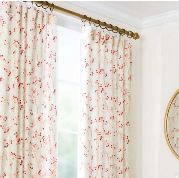 Stockbridge Curtain Rod - Satin Brass, 3 sizes