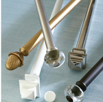 Stockbridge Curtain Rod - Satin Brass, 3 sizes