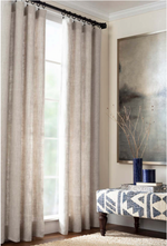 Natural Linen Curtain Panel - Stone Washed, 2 Sizes
