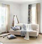 Natural Linen Curtain Panel - Stone Washed, 2 Sizes