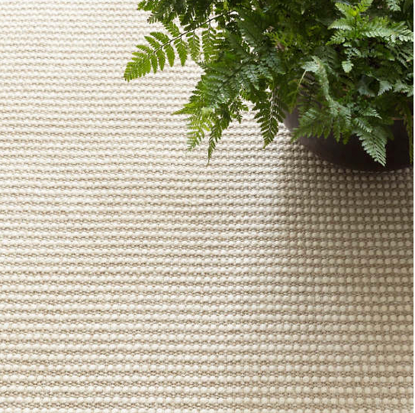Pixel Woven Sisal / Wool Rug, Wheat