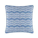 Scout Embroidered Indoor / Outdoor Decorative Pillow - French Blue, 20" x 20"