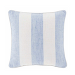 Awning Stripe Indoor / Outdoor Decorative Pillow - Soft French, 20" x 20"
