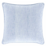 Greylock Indoor / Outdoor Decorative Pillow - Soft French Blue, 22" x 22"