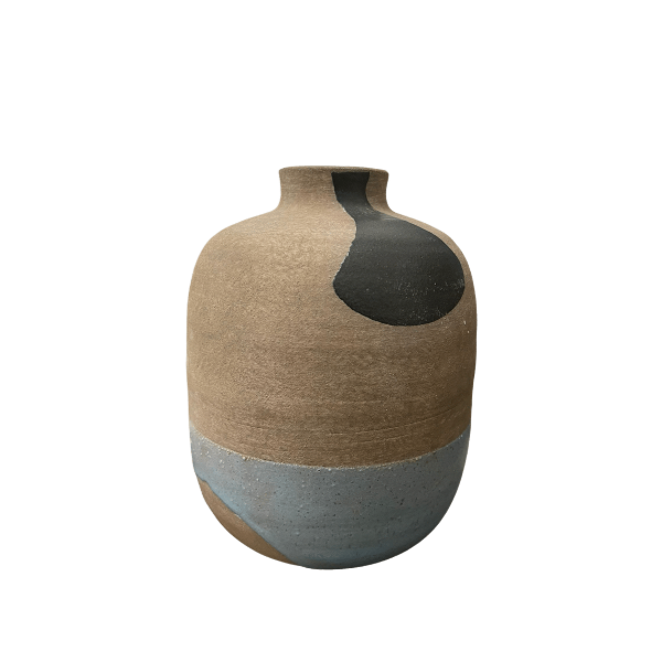 Terracotta Vase, Hand-Painted