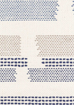 Tread Lightly Woven Cotton Rug, Navy