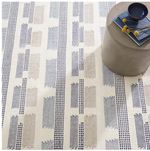 Tread Lightly Woven Cotton Rug, Navy