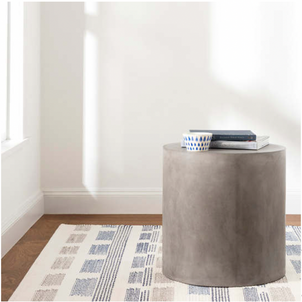 Tread Lightly Woven Cotton Rug, Navy