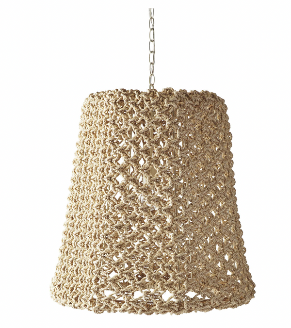 Yountville Woven Abaca Pendant