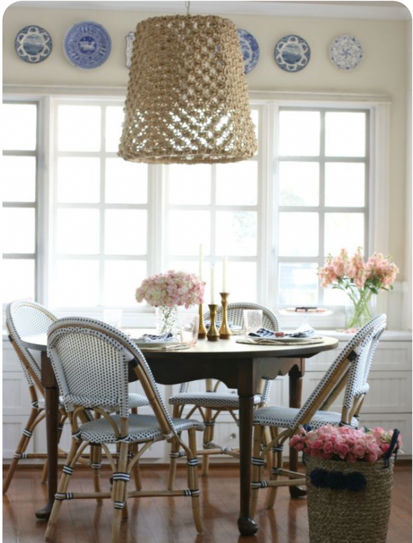 Yountville Woven Abaca Pendant