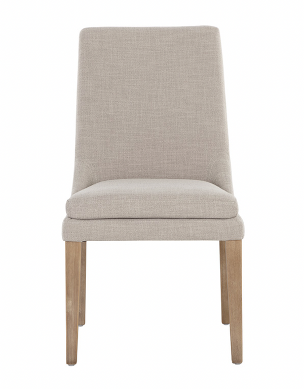 Rosine Dining Chair, Effie Flax Performance Fabric