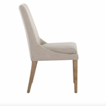 Rosine Dining Chair, Effie Flax Performance Fabric