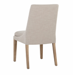 Rosine Dining Chair, Effie Flax Performance Fabric