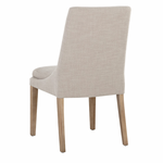 Rosine Dining Chair, Effie Flax Performance Fabric