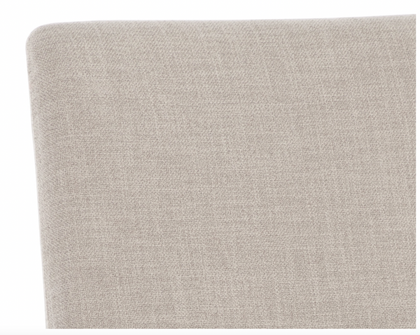Rosine Dining Chair, Effie Flax Performance Fabric