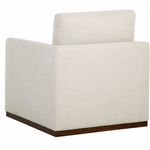 Portman Swivel Lounge Chair, Effie Linen