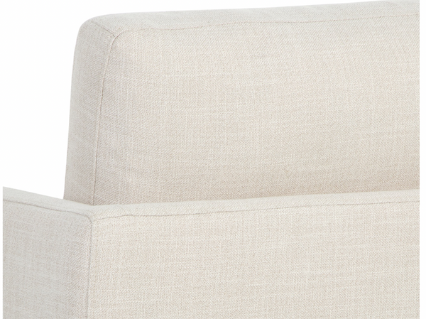 Portman Swivel Lounge Chair, Effie Linen