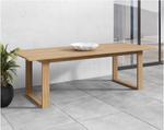Tropea Indoor / Outdoor Dining Table - Natural, 94"