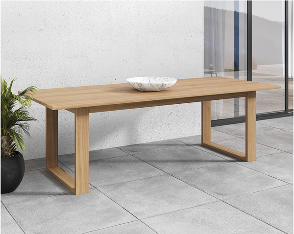 Tropea Indoor / Outdoor Dining Table - Natural, 94"