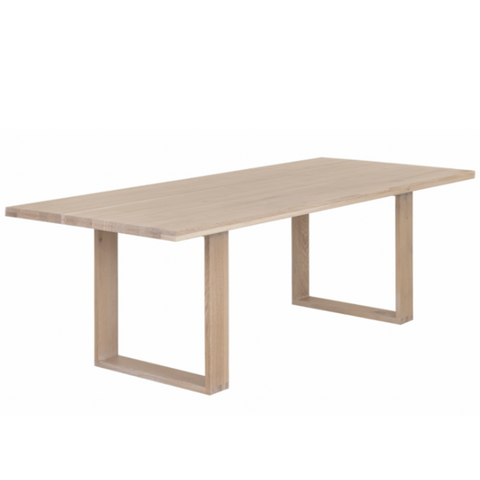 Thanus Dining Table - Light Oak, 94.50"W x 39.50"D