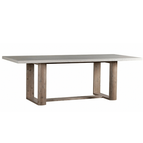 Durano Indoor/Outdoor Dining Table, 91"L x 39"D