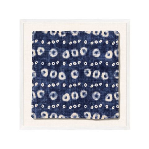 Indigo Textile III - Small, 17 x 17