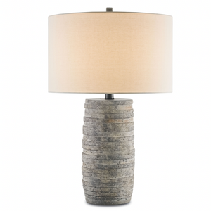 Innkeeper Table Lamp, Rustic/ Gray