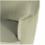 Aurora Swivel Chair, Modern Velvet Willow