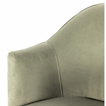 Aurora Swivel Chair, Modern Velvet Willow