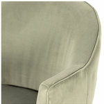 Aurora Swivel Chair, Modern Velvet Willow