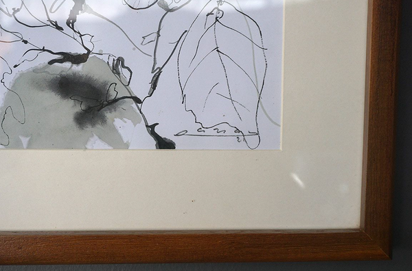 Original Ink Painting on Paper by Ramadhyan - S1, 22" x 17"