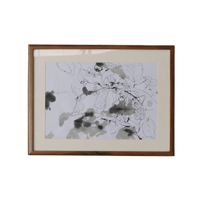 Original Ink Painting on Paper by Ramadhyan - S1, 22" x 17"